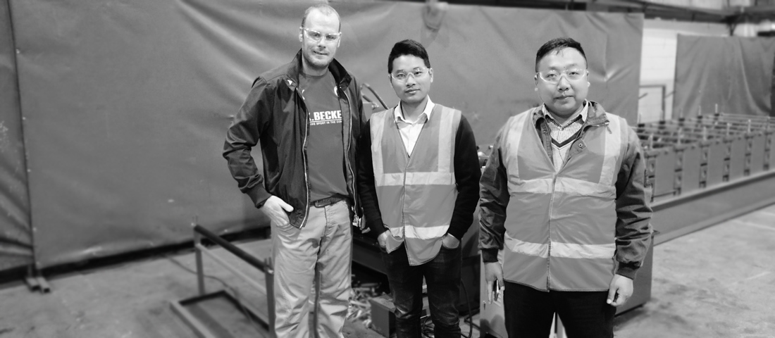 Corrugated Siding Panel Roll Forming Machine Installation