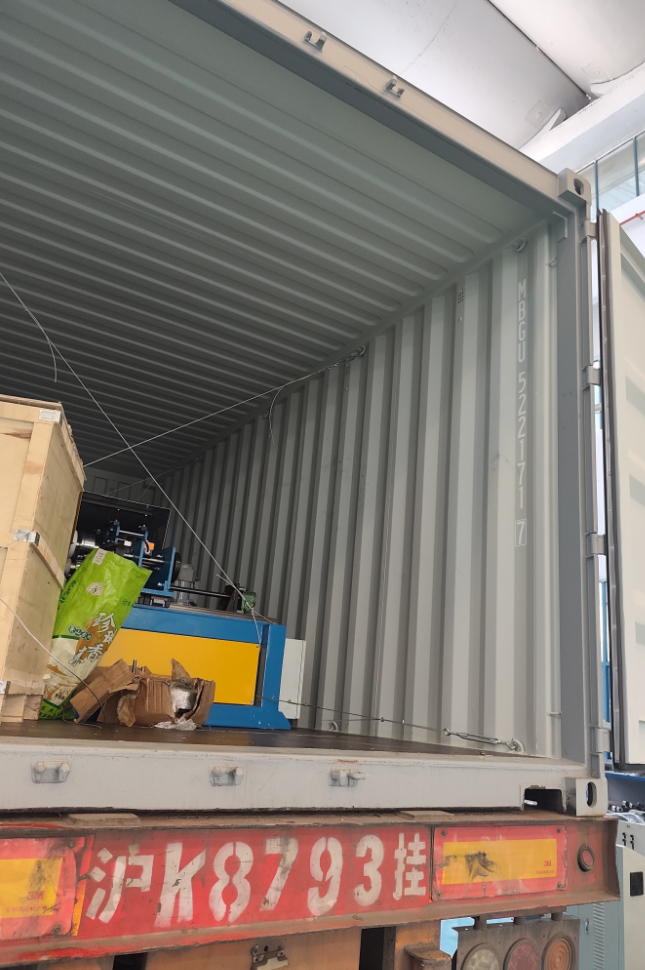 shipping of width adjsutable roll forming machine