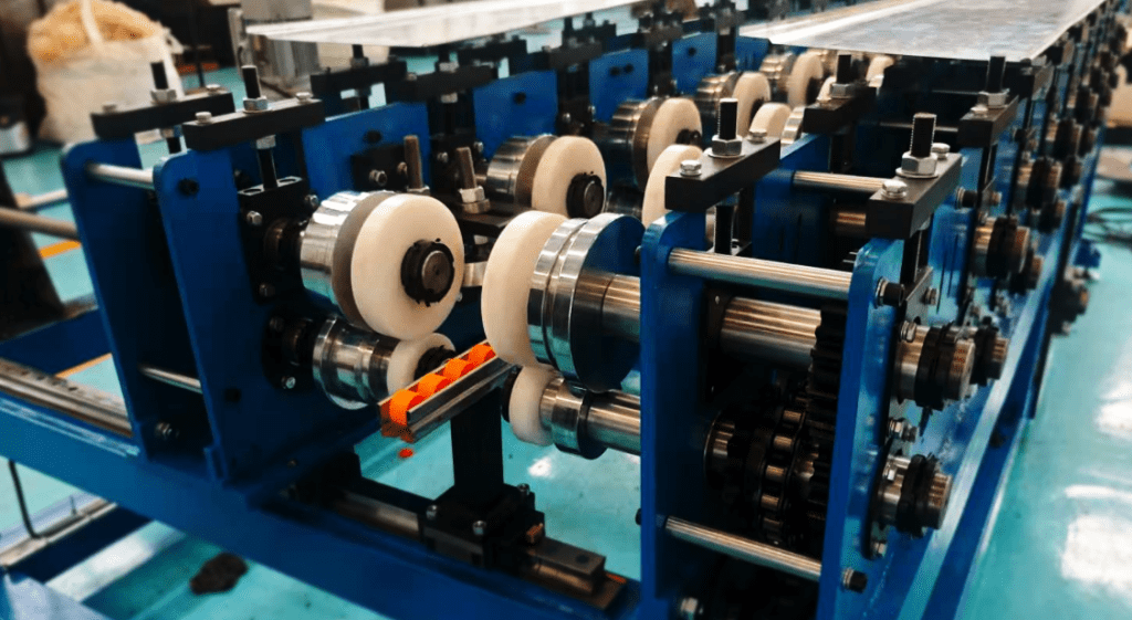 PU sandwich panel roll forming machine