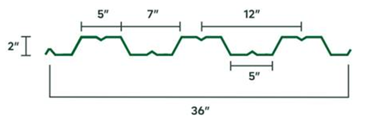 2" composite floor deck