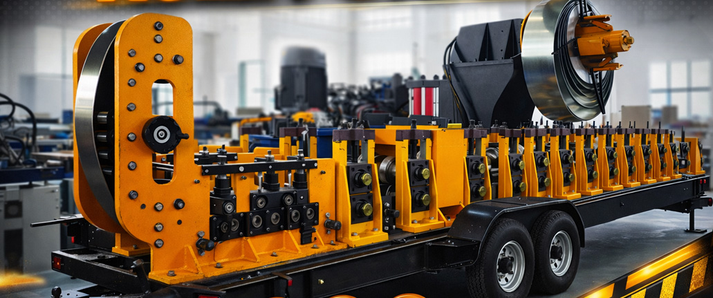 trailer mounted roll former