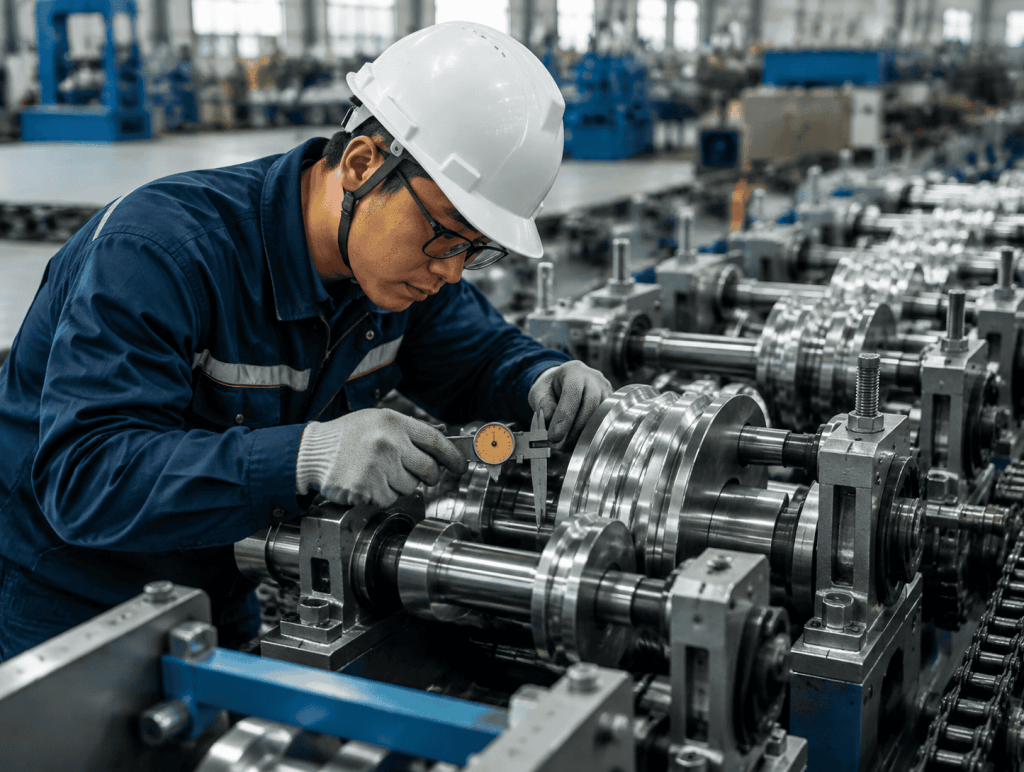 roll forming profile twist