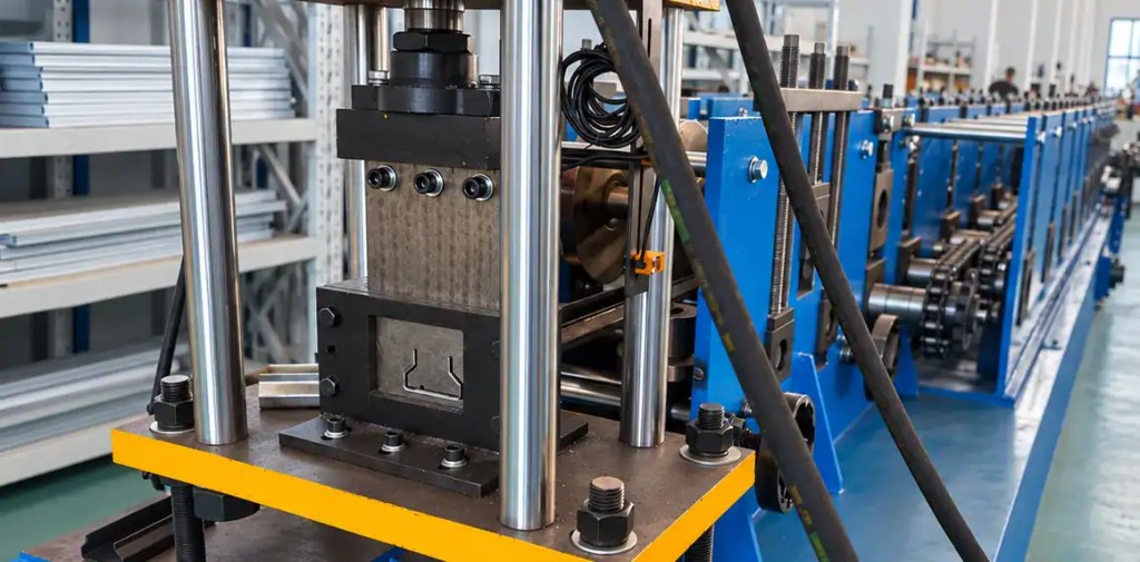 storage rack upright roll forming